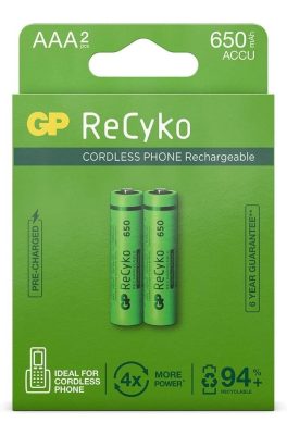 Pilas Gp Aaa Recargables 650 Mah – Sertel Shop