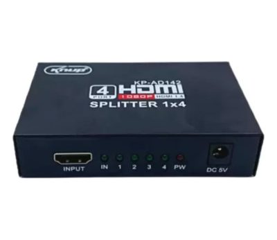 Multiplicador Splitter Hdmi 1 Entrada 4 Salidas Activo 1080p