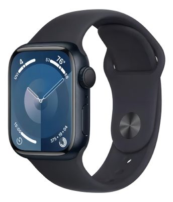 Apple Watch Series 9 Gps Caja De Aluminio Color Medianoche De 45 Mm Correa Deportiva Color Medianoche – S/m