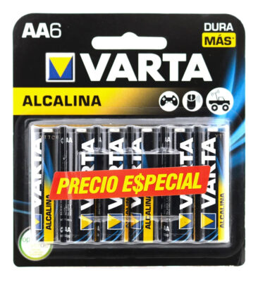 Pila Varta Alcalina Aa Blister X 6 Unidades – Sertel Shop