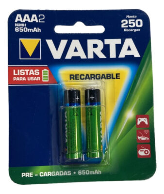 Pila Recargable Aaa 650mah Varta – Sertel Shop