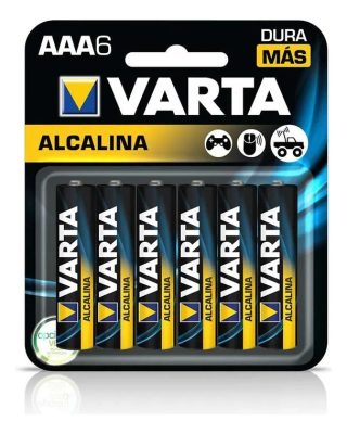 Pila Varta Alcalina Aaa Blister X 6 Unidades – Sertel Shop