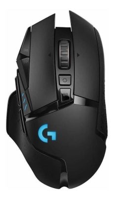 Mouse Gamer De Juego Inalámbrico Recargable Logitech G G Series Lightspeed G502 Negro