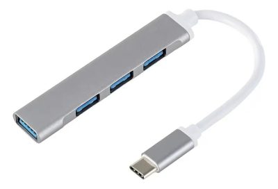 Adaptador Hub Tipo-c 4 En 1 – 1 Usb 3.0 / 3 Usb 2.0