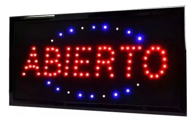 Carteles Led Luminosos Abierto 220 V – Sertel Shop