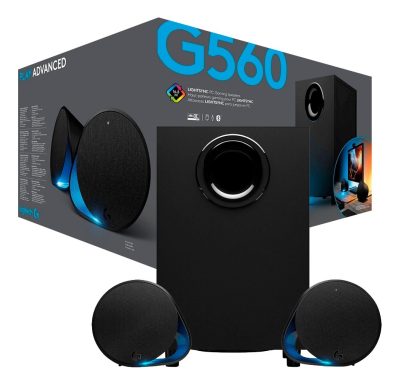 Parlantes Logitech G560 Lightsync Bluetooth