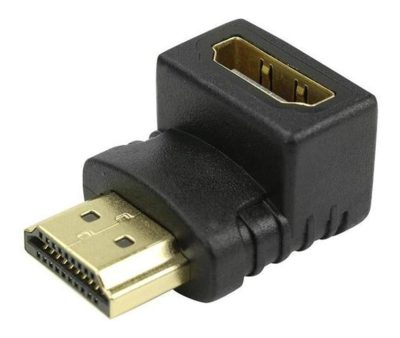 Adaptador De Tv De Pared Hdmi De 90 Grados En L Macho X Hembra