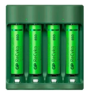 Gp Batteries B241 Cargador Usb Gp Aa/aaa + 4 Pilas Aaa 850mh