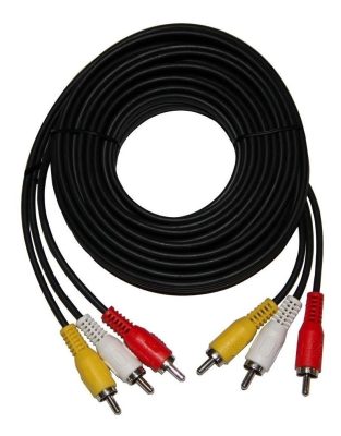 Cables 3 Rca A Rca – 3 Metros – Sertel