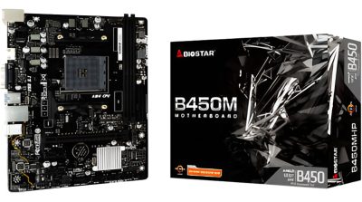 Mother Biostar B450m Socket Am4