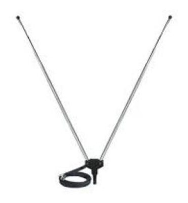 Antena Tv C/cuernito C/ficha Pase Fino 60 Cms – Sertel Shop