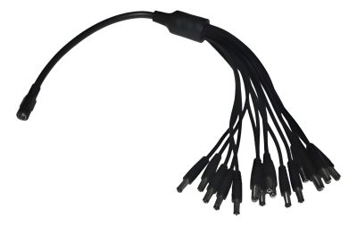 Splitter De Cables De Poder Para Camaras Cctv 1 A 16