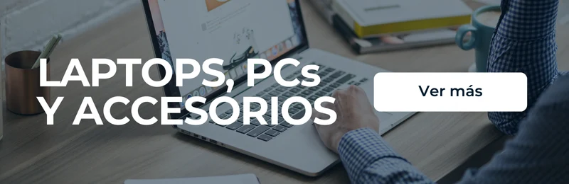 Laptops, PCs y accesorios